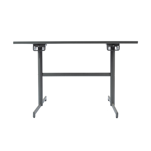 Mesa plegable rectangular de metal de 117 * 70 cm